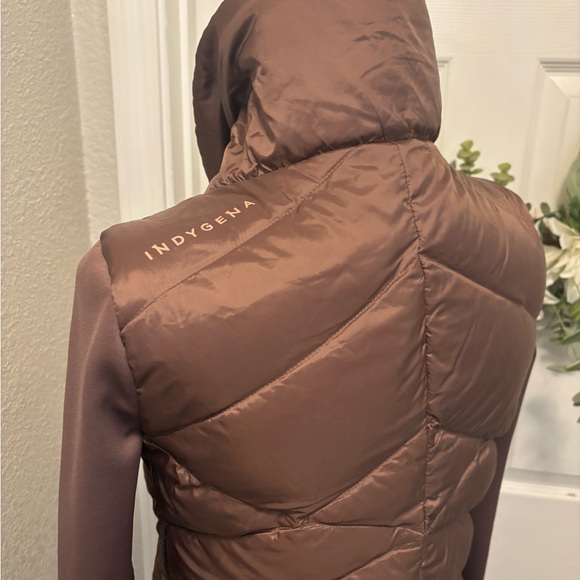 Indygena Purple Duck Down Poplun Jacket - Picture 5 of 7